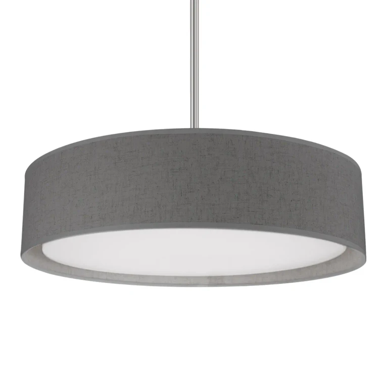 Gray LED Pendant from the Dalton Collection