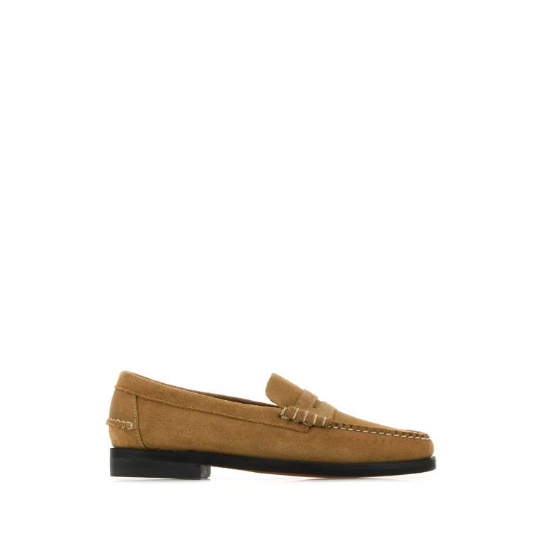 Sebago Camel Suede Dan Flesh Out Loafers