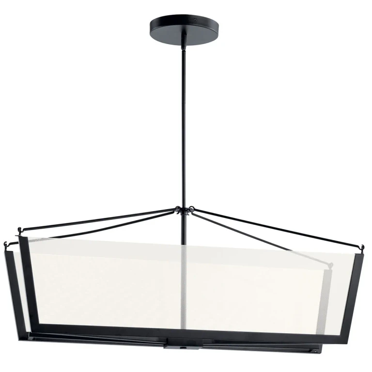 Calters Contemporary Chandelier in Black