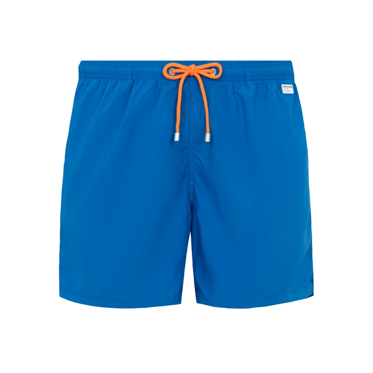 Mc2 Saint Barth Lightweight Fabric Bluette Swim Shorts Lighting Pantone Pantone Special Edition Blue Swimshort - Men