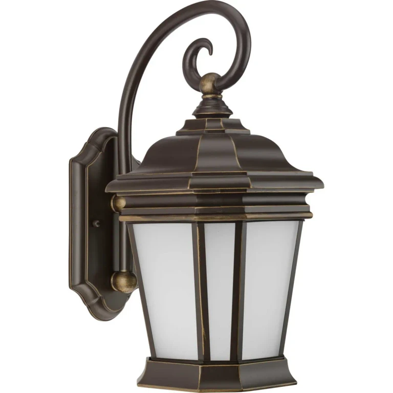 Oil Rubbed Bronze One Light Wall Lantern from the Crawford Collection