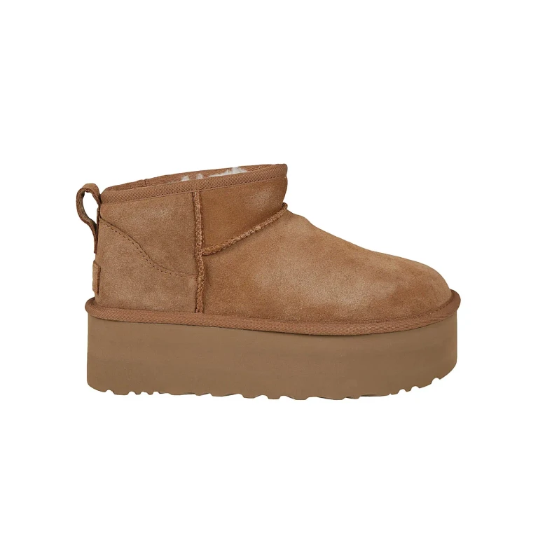 UGG Classic Ultra Mini Platform Suede Boots (1135092CHE)