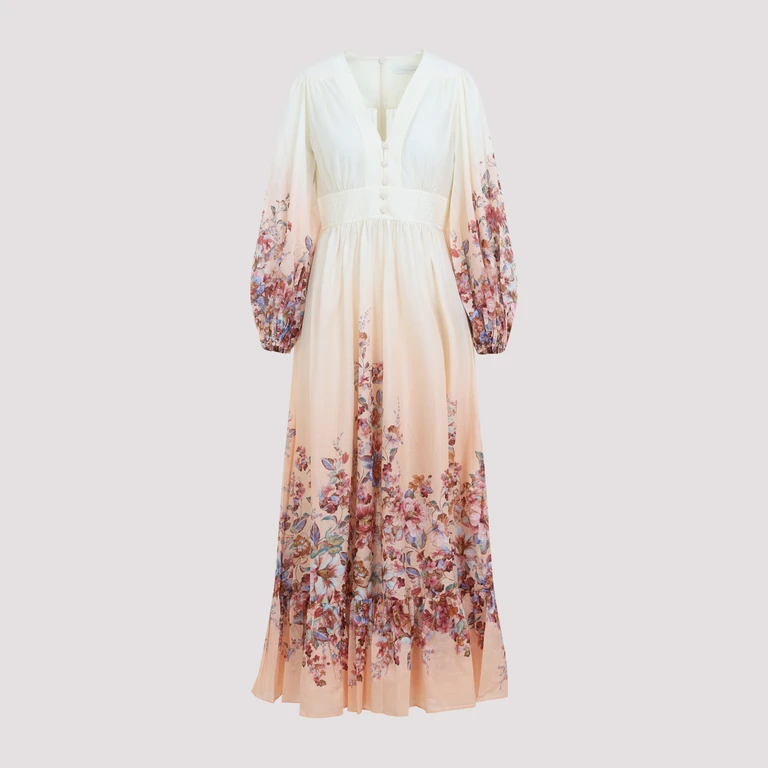 Zimmermann Awaken Plunge Maxi Dress