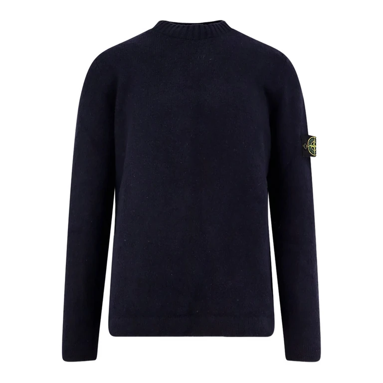 Crew-neck Logo-patch Sweater