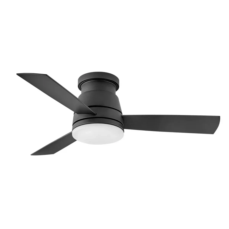 Matte Black 44" Smart Fan from the Trey Collection