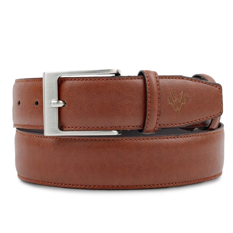 Miller Belt in Oakbark Brown - Lrg: (40"-45")