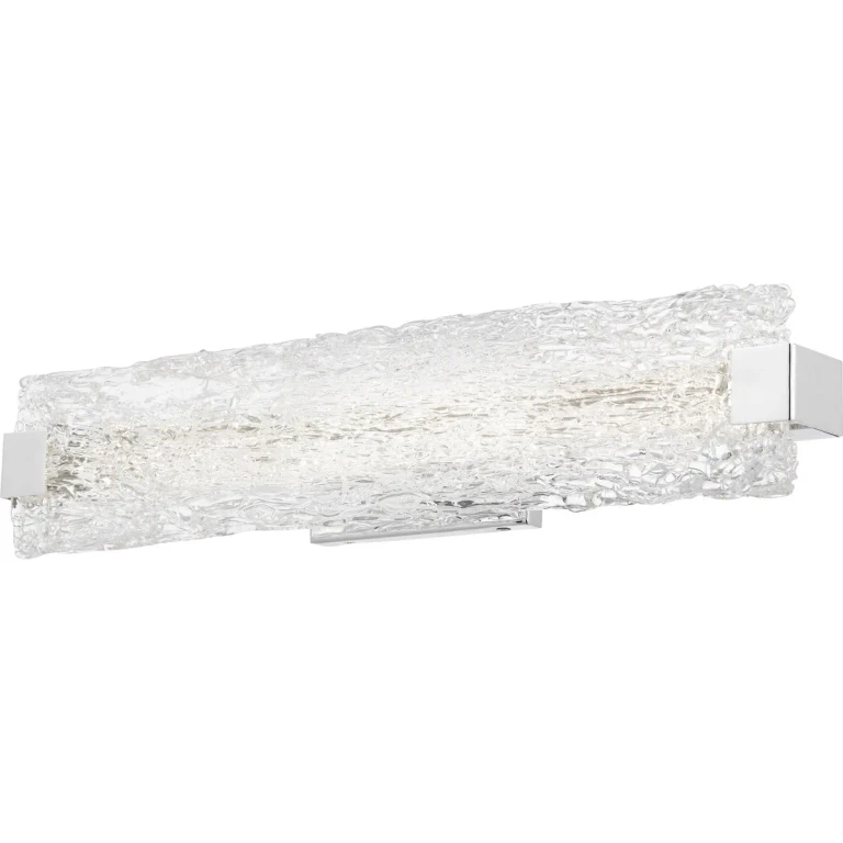 Winter LED Bathroom Vanity Light in Polished Chrome