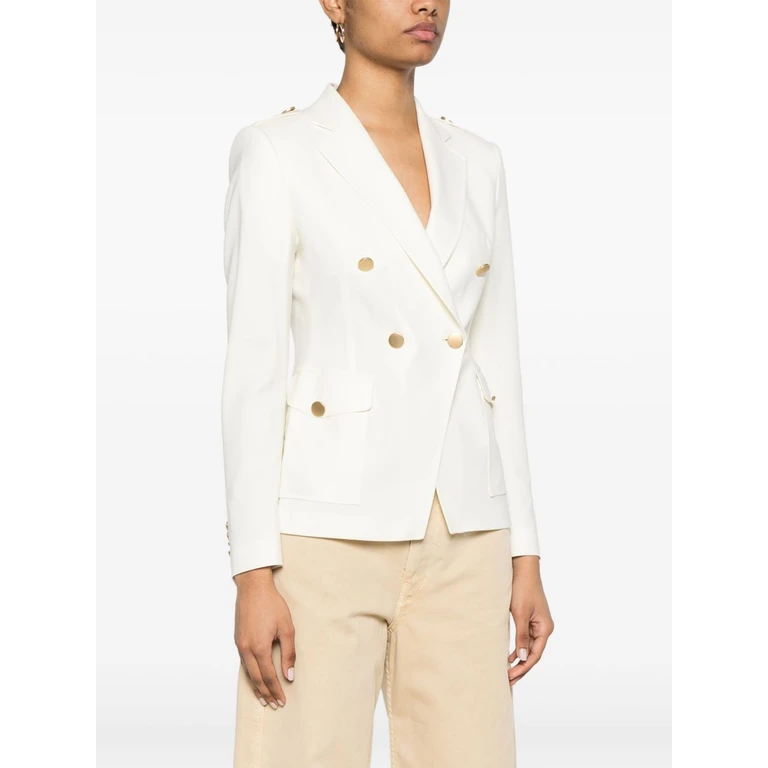 Tagliatore Jackets White Polyester - Women