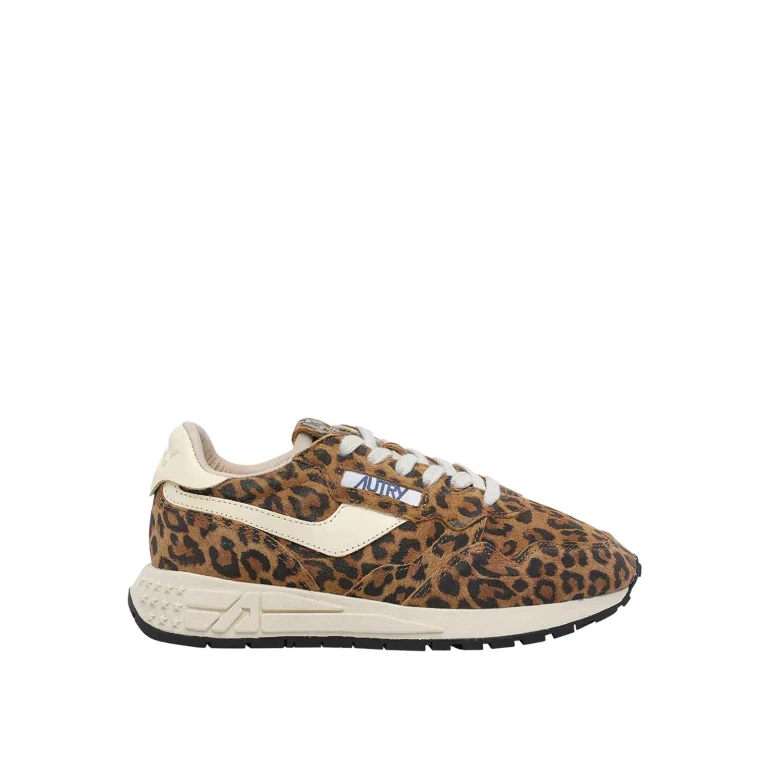 Autry Reelwind Low Leopard Sneakers