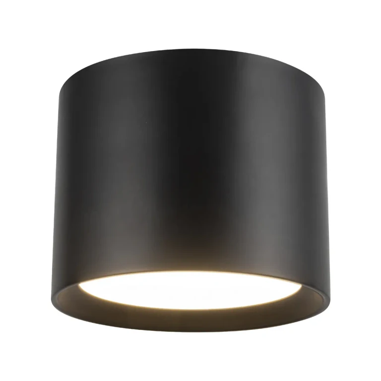 Black LED Semi-Flush Mount from the Uma Collection