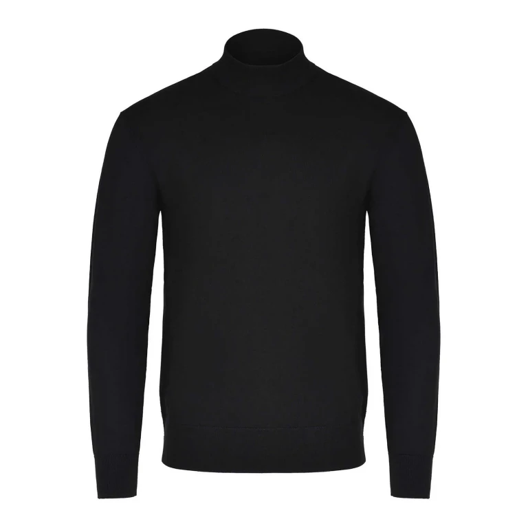 Paolo Pecora Pull Col Rond - Noir