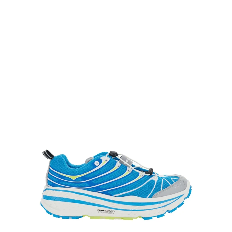 Hoka stinson Evo Og Blue Sneakers With Insert Design And Drawstring Closure In Synthetic Fiber Unisex