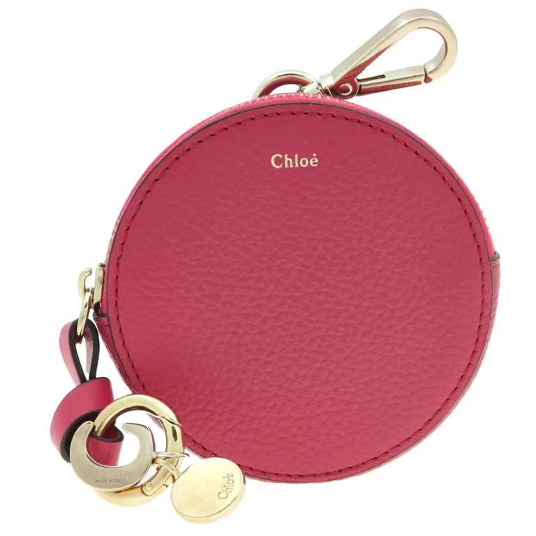Chloe Alphabet Leather Coin Purse