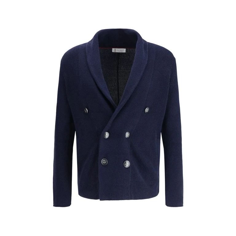 Brunello Cucinelli Cardigan - Bleu