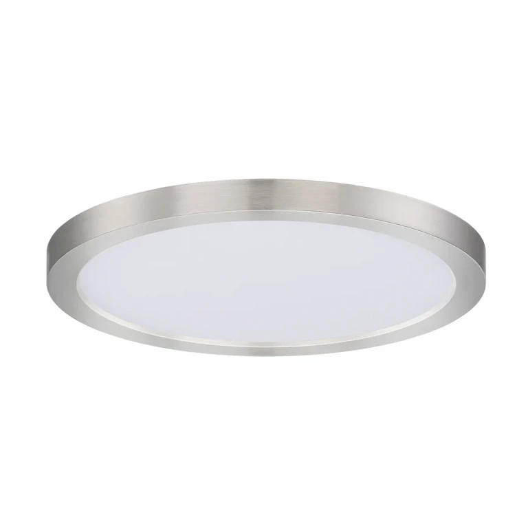 Satin Nickel LED Flush Mount from the Chip Collection
