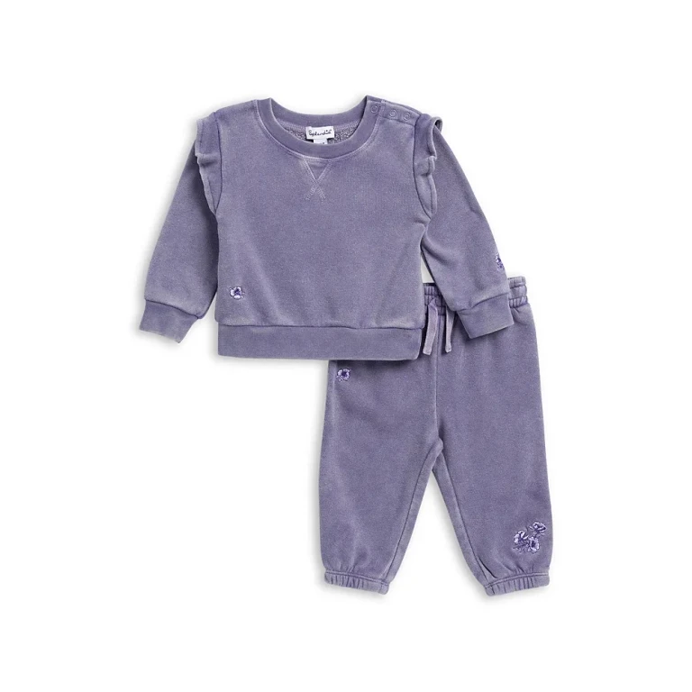 Splendid Girls' Floral Haze Sweatshirt & Pants Set - Baby