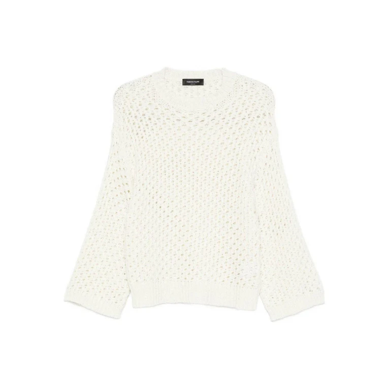Fabiana Filippi Pull Col Rond - Beige