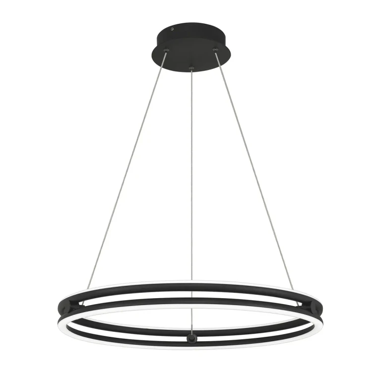 Graves LED Pendant in Matte Black