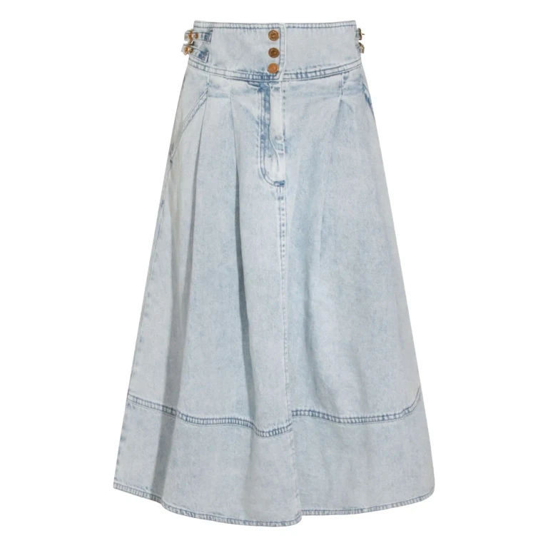 Zimmermann Jupe Longue - Bleu