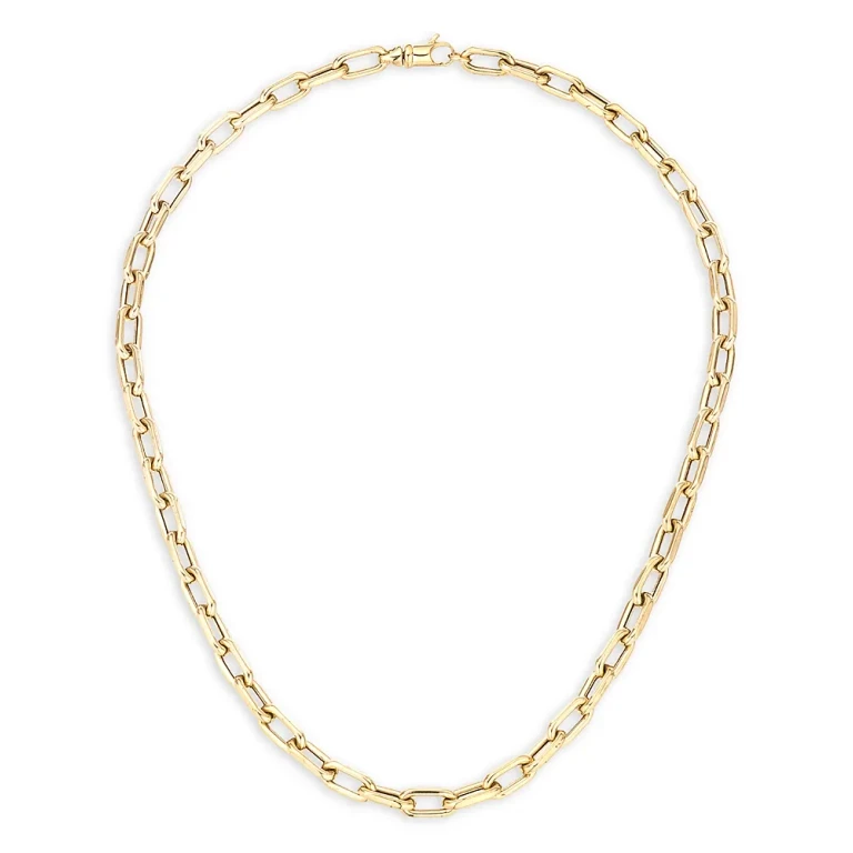 Adina Reyter 14K Yellow Gold Oval Link Collar Necklace, 16