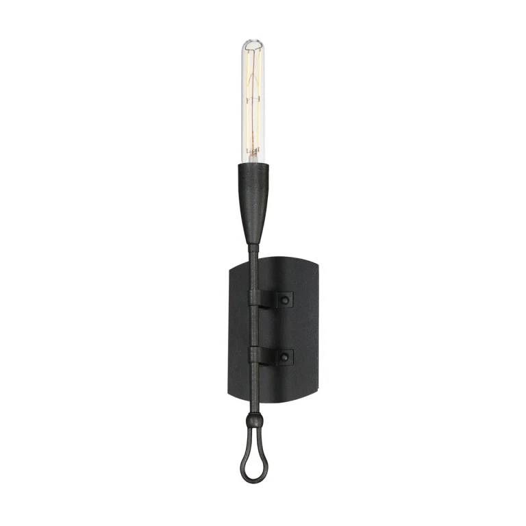Anthracite One Light Wall Sconce from the Pioneer Collection