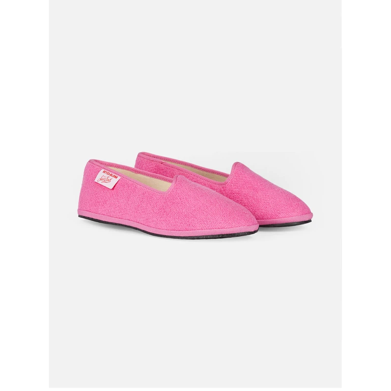 Mc2 Saint Barth Pink Mychal Terry Friulana Slippers Special Edition - Women