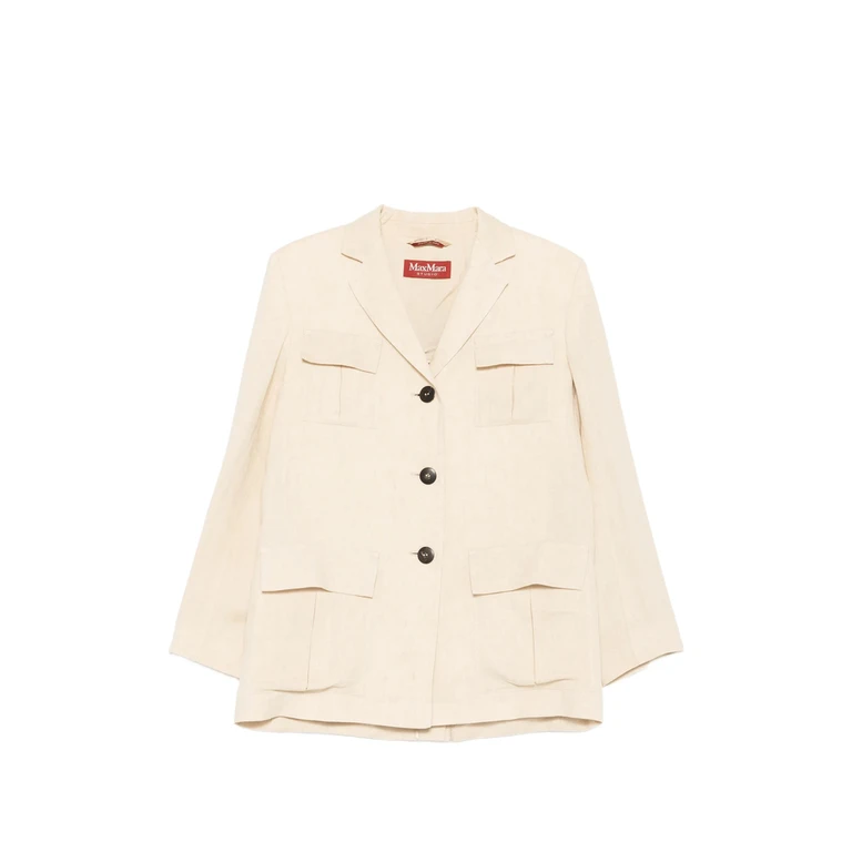Max Mara Studio Buttoned Jacket