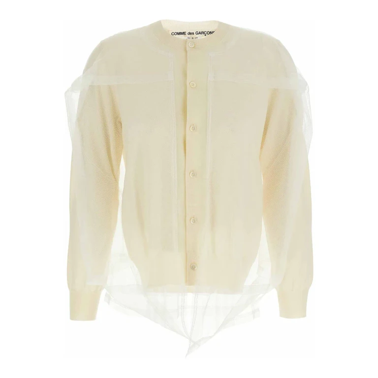 Comme Des Garcons Cardigan - Blanc