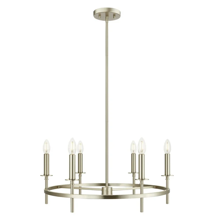 Chandelier in Brushed Nickel