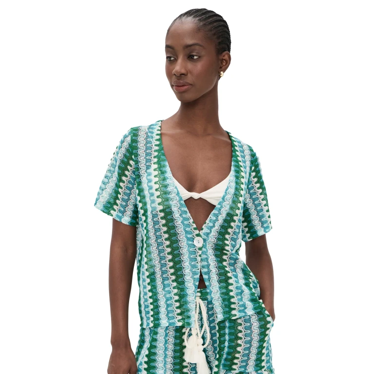 Palmacea Blanco Shirt Aura L