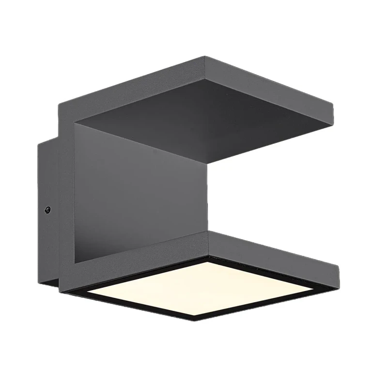 Graphite Grey LED Outdoor Wall Mount from the Rail Collection