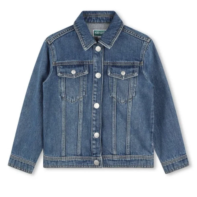 Kenzo Boys Cotton Denim Jacket
