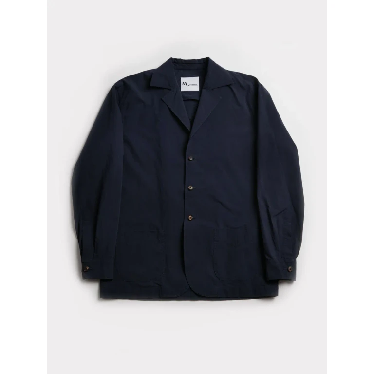 doppiaa Aabigail Unlined Blue Shirt-jacket