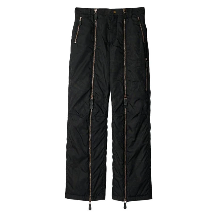 Burberry Paisley Nylon Zip Cargo Trousers
