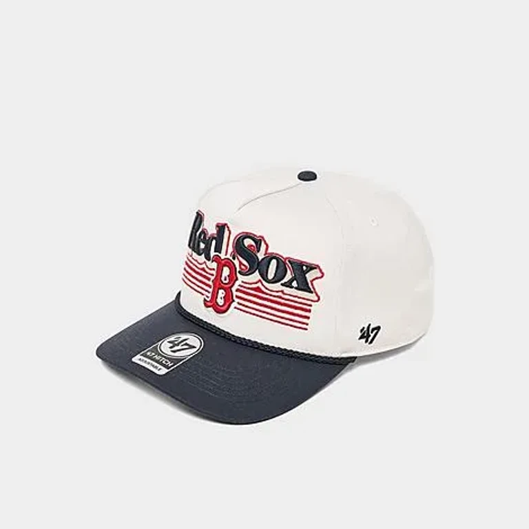 '47 Boston Red Sox MLB HITCH Snapback Hat in Sandstone/Navy