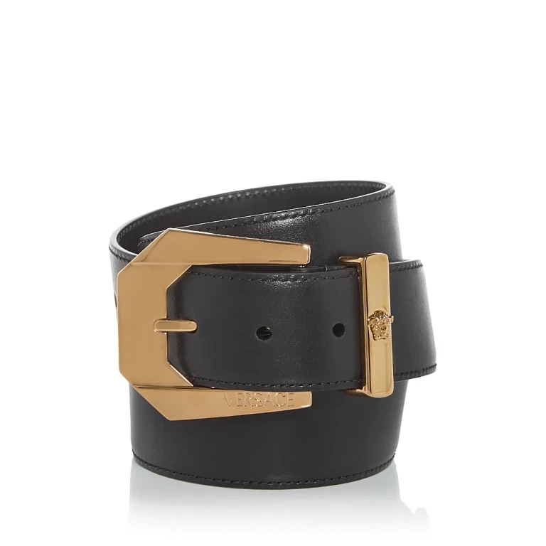 Versace Men's Medusa Heritage Leather Belt