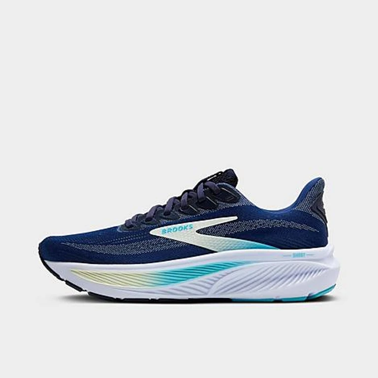 Women's Ghost 17 Running Shoes in Navy/Green/Turquoise Size: 5.0