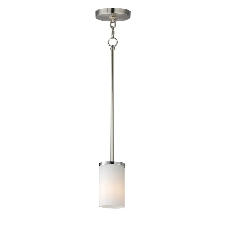 Satin Nickel Pendant from the Lateral Collection