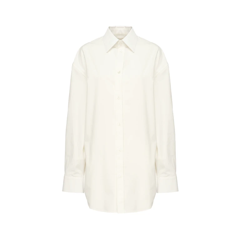 Saint Laurent Shirts Craie Cotton - Women