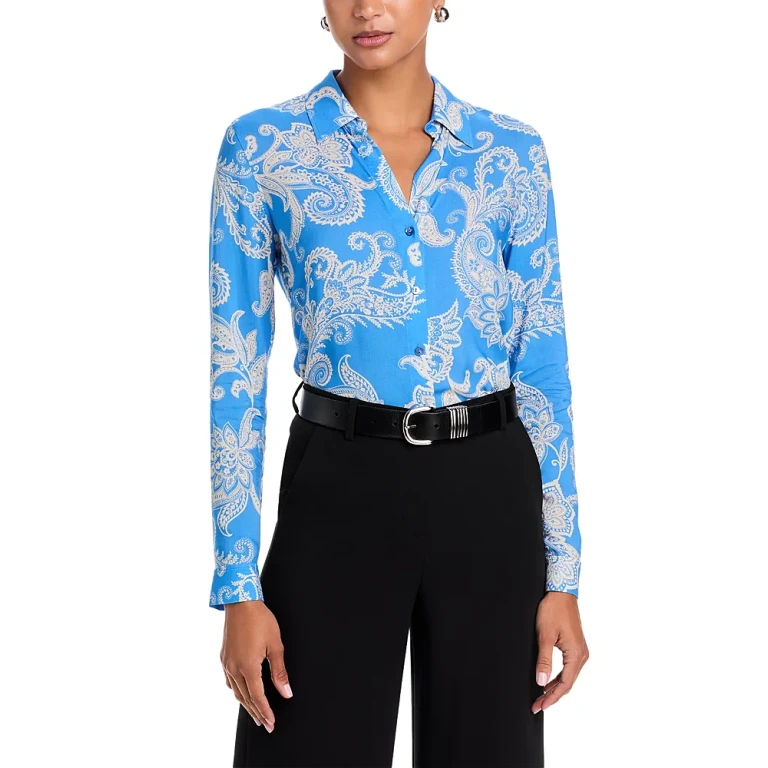L'Agence Holly Long Sleeve Blouse