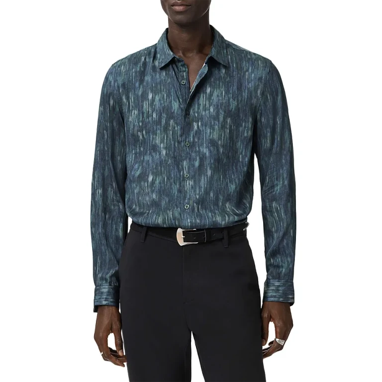 John Varvatos Ross Printed Slim Fit Shirt