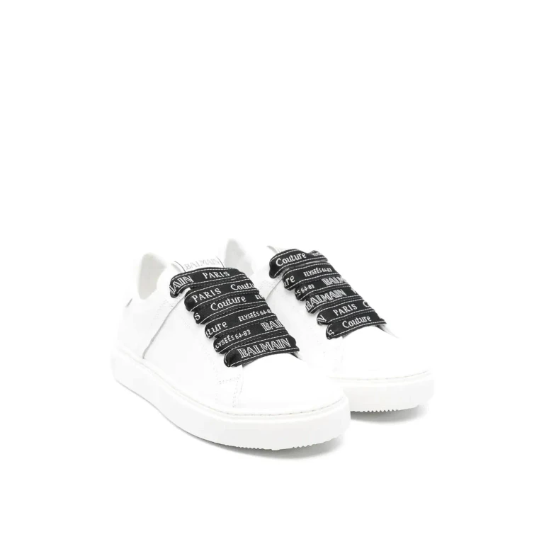 Balmain Baskets - Blanc