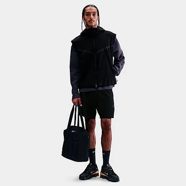 Nike Men's Tech Dri-FIT Woven Windrunner Vest in Sequoia/Black Size: XS