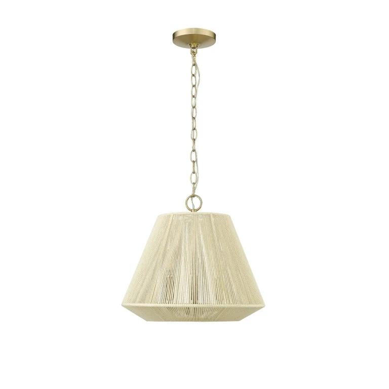 Modern Gold Three Light Pendant from the Sterling Collection