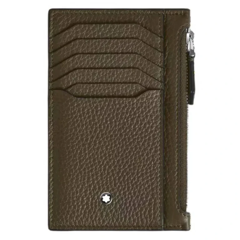 Montblanc Grain Leather 8cc Zip Card Holder