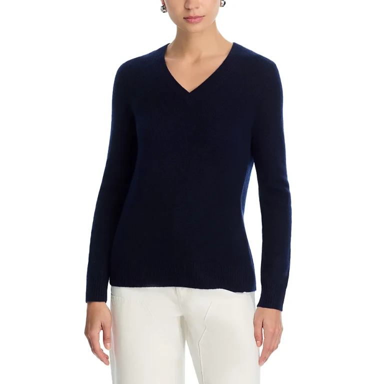 V Neck Cashmere Sweater - Exclusive