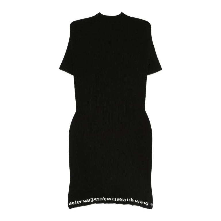 Alexander Wang Robe Au Genou - Noir