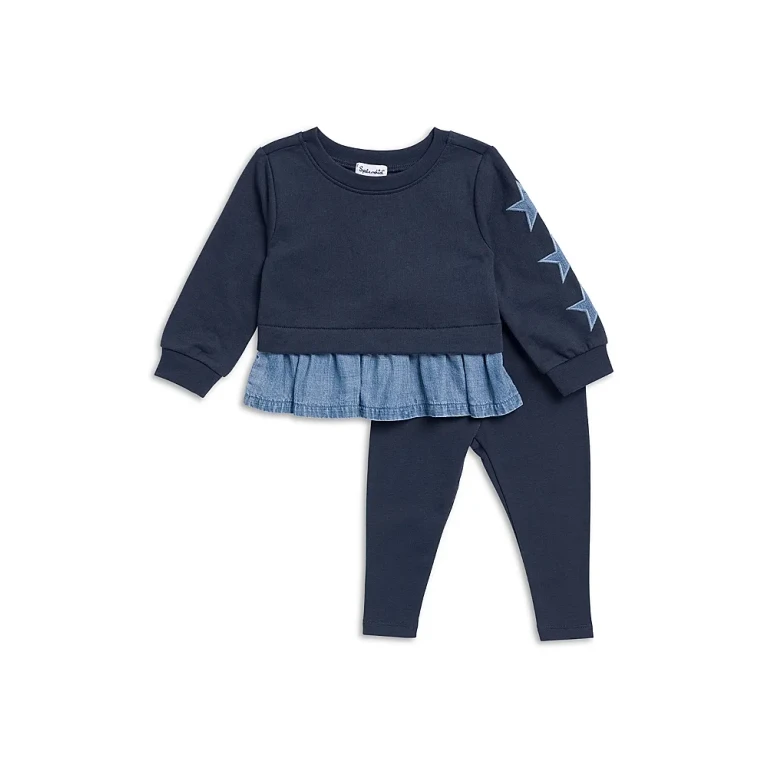 Splendid Girls' Shining Star Sweatshirt & Pants Set - Baby