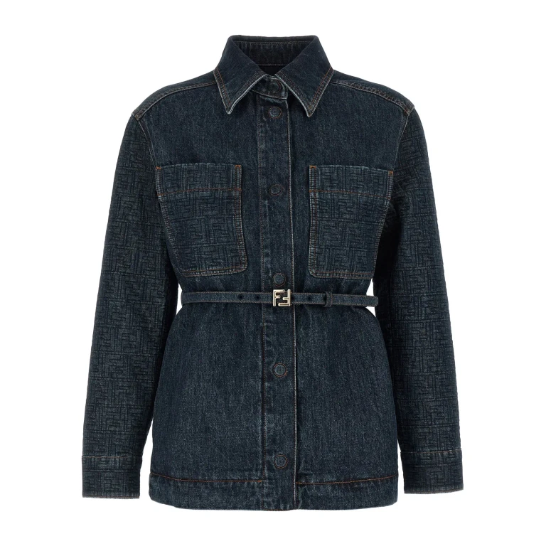 Fendi Dark Blue Denim Go-to Jacket