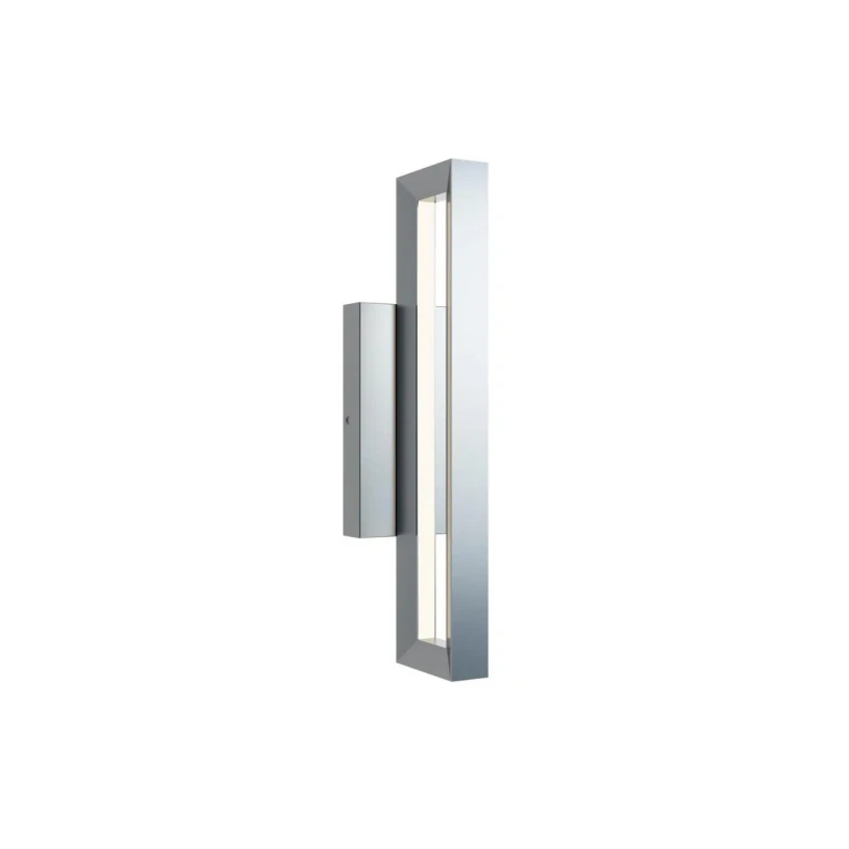 Painted Nickel LED Outdoor Wall Sconce from the Liam Collection